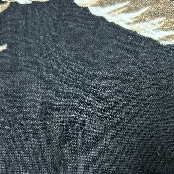 NWT dash Tropical Leaf Print Linen Blend Shorts XL Resortwear Cruise Summer - Picture 9 of 9